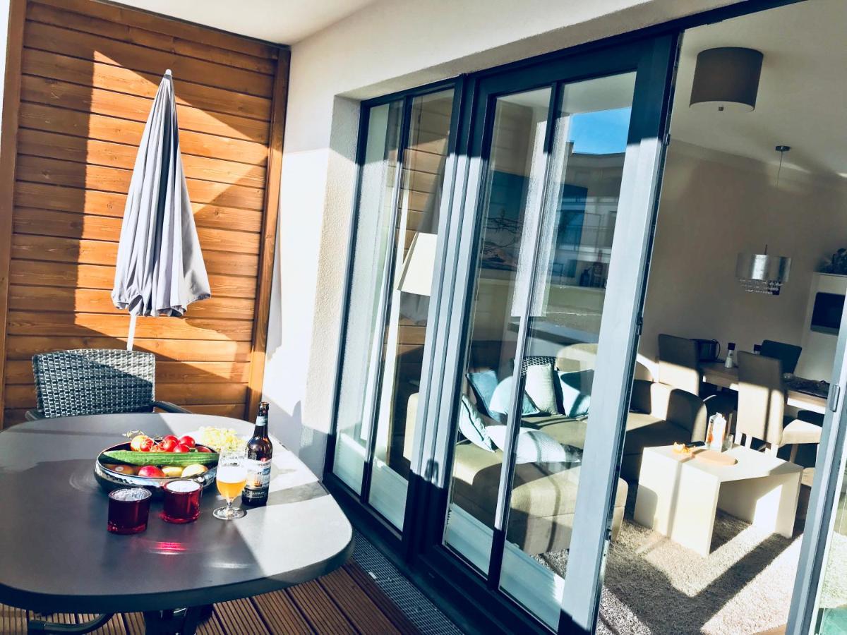 Sunny Suite 14 - Elegantes Hotelapartment Mit Grossartigem Pool-Wellnessbereich Direkt Am Meer In Ruhiger Lage - Perfekt Fuer Mensch Und Tier Börgerende-Rethwisch Kültér fotó